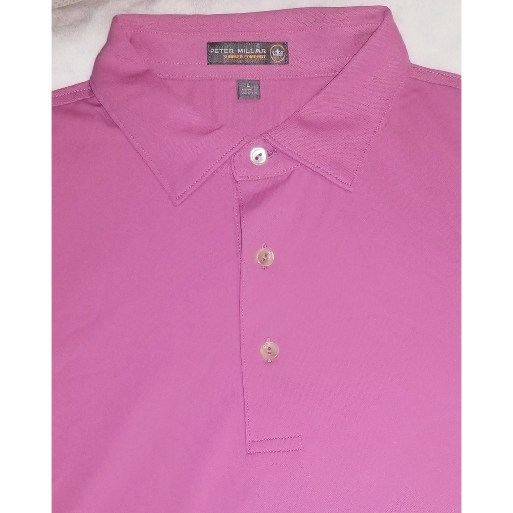 Peter Millar SUMMER COMFORT Polo Shirt Size: Large